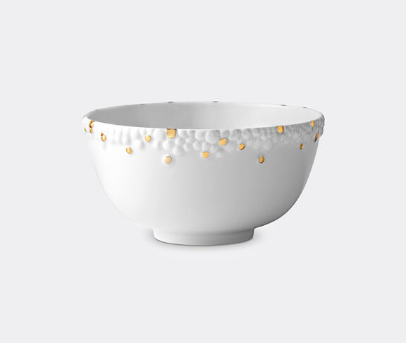 L'Objet 'Mojave' cereal bowl white & gold ${masterID}