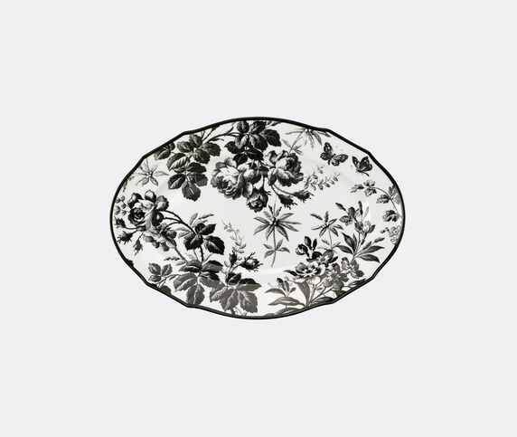 Gucci 'Herbarium' oval tray, black  GUCC22HER177BLK