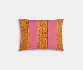 Lisa Corti &#39;Tea Flower&#39; rectangular cushion, red and orange ORANGE LICO23CUS834MUL