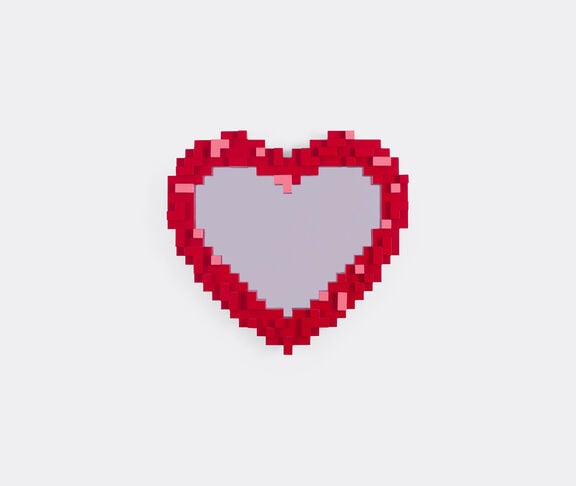 Seletti Pixel Mirror With Mdf Frame Cm 55,5 × 51,5 - Heart undefined ${masterID} 2