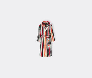 Missoni 'Best' hooded bathrobe, red multicolor MULTICOLOUR MIHO25BES559RED