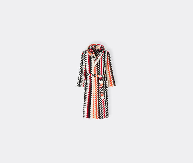 Missoni 'Best' hooded bathrobe, red multicolor MULTICOLOUR MIHO25BES559RED
