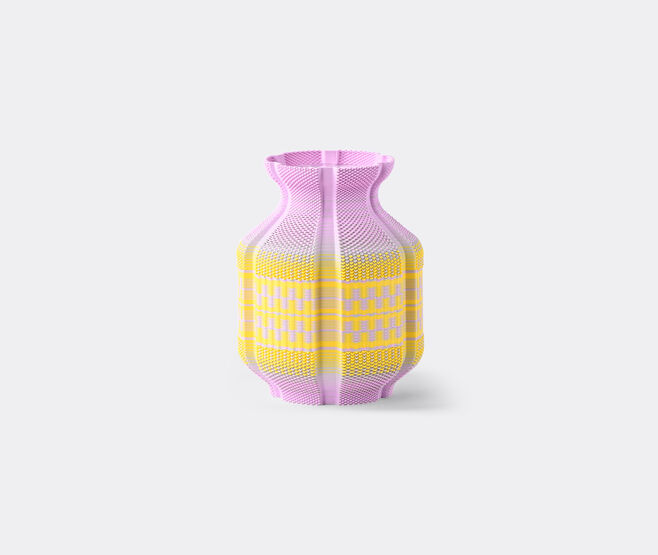 Wontek 'Ancient Aliens' vase no. 2, lilac, yellow and gray MULTICOLOUR WONT26VAS045MUL