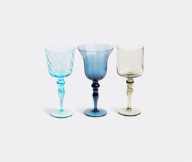 Bitossi Home Assorted Blue Goblets, set of six MULTICOLOUR BIHO22SET670MUL
