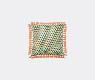 La DoubleJ 'Cubi Verde' cushion MULTICOLOUR LADJ22CUS389MUL
