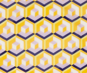 La DoubleJ &#39;Cubi Giallo&#39; dessert plate, set of two MULTICOLOUR LADJ22DES303MUL