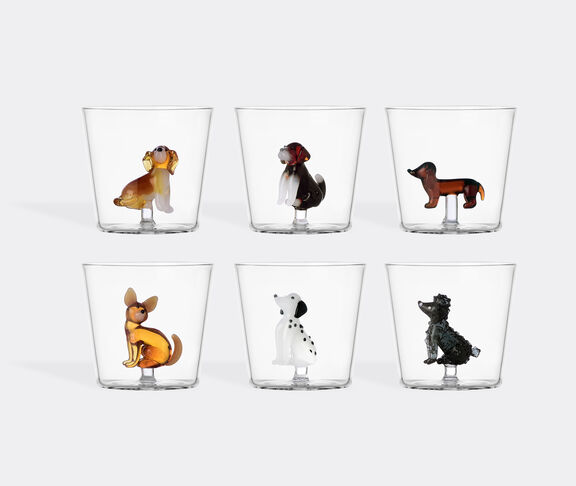 Ichendorf Milano 'Dogs' tumbler, set of six, multicolor MULTICOLOUR ICMI25DOG221MUL