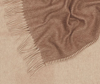 ALONPI 'Melrose' throw, brown and beige BEIGE ALON23MEL291BRW