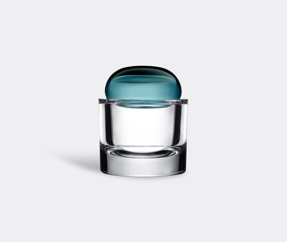 Nude 'Ecrin' lidded vessel, small, petroleum green undefined ${masterID}