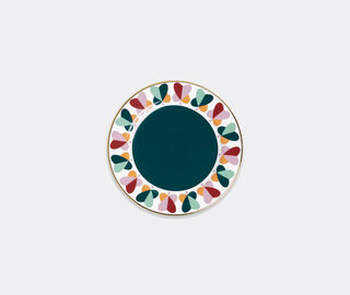 La DoubleJ 'Farfalle Ring' dessert plate, set of two MULTICOLOUR LADJ22DES054MUL