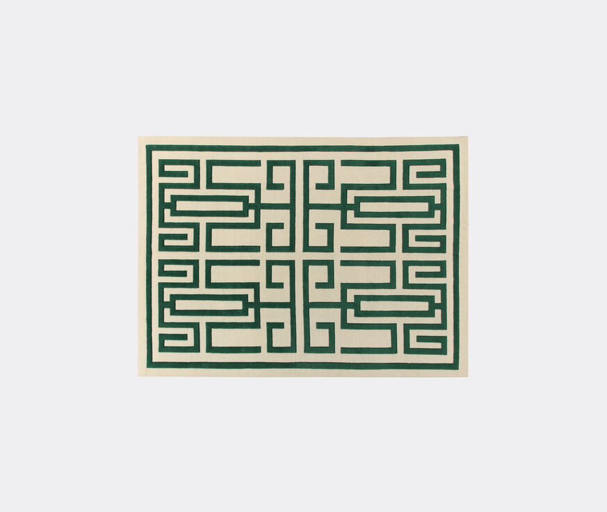 Amini Carpets 'Labrinto' rug, green green AMIN19LAB763GRN
