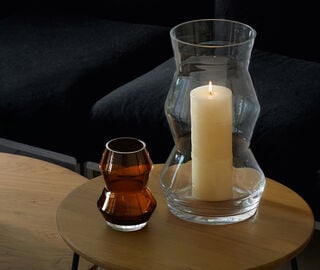 LSA International 'Sculpt' vase, large, transparent TRANSPARENT LSAI23SCU211TRA