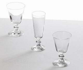 Ichendorf Milano 'Parigi' flute, set of six TRANSPARENT ICMI22PAR872TRA