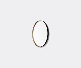 Poltrona Frau &#39;Ren&#39; round mirror, large BLACK POFR20REN911BLK