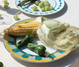 Reflections Copenhagen &#39;Lagos&#39; dinner plate, set of two MULTICOLOUR REFL23LAG837MUL