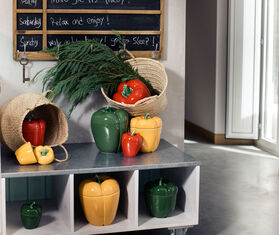 Bordallo Pinheiro 'Pimento' box, red RED BOPI22PIM648RED