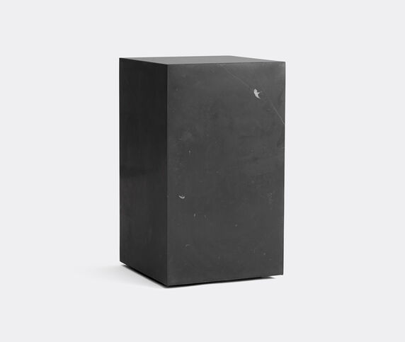 Menu Tall 'Plinth', black marble Black MENU19PLI285BLK