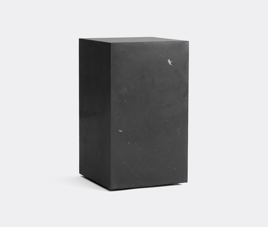 Menu Tall 'Plinth', black marble  MENU19PLI285BLK
