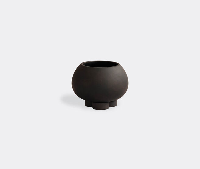 101 Copenhagen 'Urchin' plant pot, petit, dark grey BROWN COPH23URC208BRW