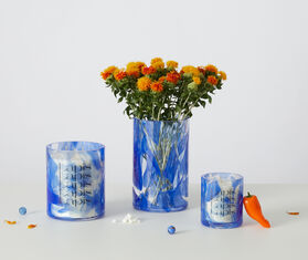 Stories of Italy &#39;Lapis&#39; candle BLUE STLY22LAP603BLU