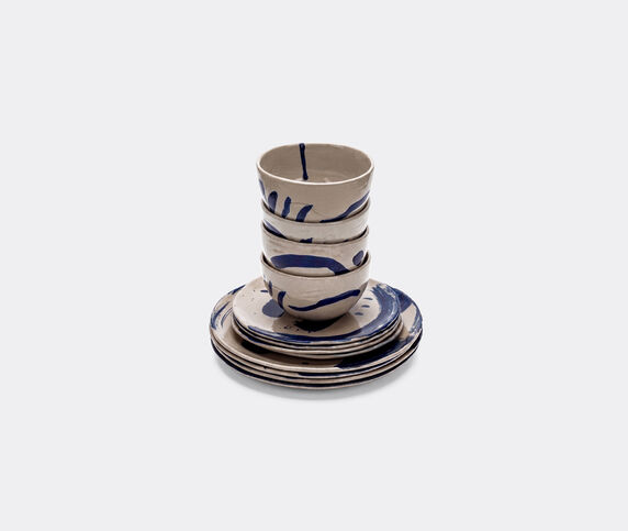 Serax 'Sophia' dinner set, set of twelve, blue BEIGE SERA26DIN690BEI