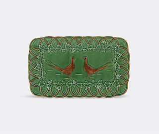 Bordallo Pinheiro 'Bosque' pheasant tray MULTICOLOUR BOPI22BOS971MUL
