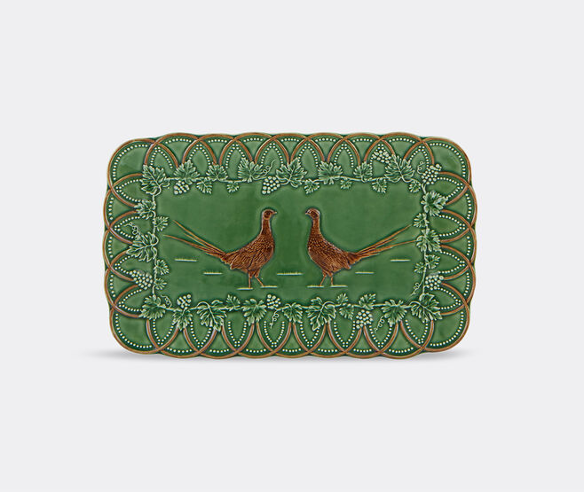 Bordallo Pinheiro 'Bosque' pheasant tray MULTICOLOUR BOPI22BOS971MUL