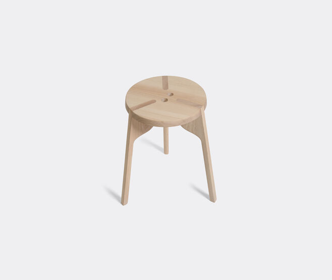 Zanat 'Tattoo Eyes' stool, ash WHITE ZANA20TAT725BEI