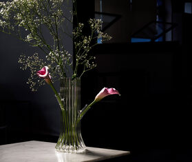 Hands on design 'Ent' vase, small TRANSPARENT HAON20ENT334TRA