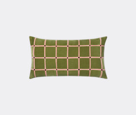 Christina Lundsteen &#39;Athena&#39; cushion, leaves, pale rose and wine MULTICOLOUR CHLU25ATH156MUL