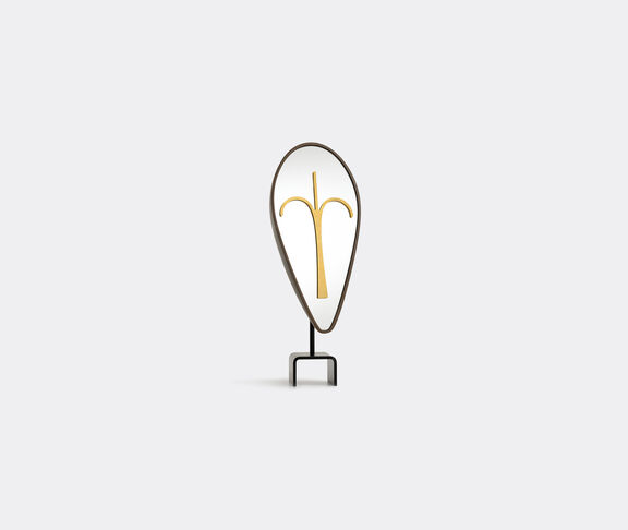 Colé 'Wise - Bikita' mirror WALNUT COIT20WIS429BLK