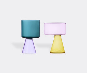 Ichendorf Milano &#39;Travasi&#39; glasses and small bowl, multicolor, set of four MULTICOLOUR ICMI23TRA420MUL