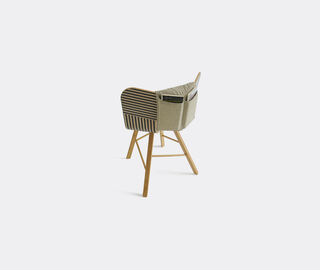 Col&eacute; 'Tria' chair, ivory and black MULTICOLOUR COIT20TRI245MUL