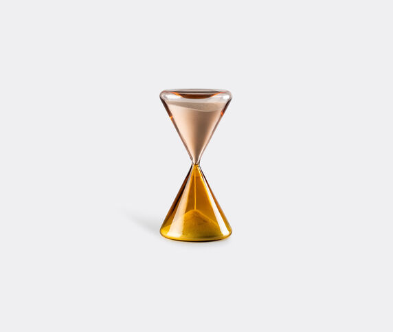 Venini 'Clessidra' hourglass, L, amber and pink