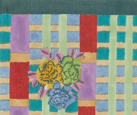 Lisa Corti &#39;Ankara Aqua&#39; beach towel MULTICOLOUR LICO23SAR261MUL