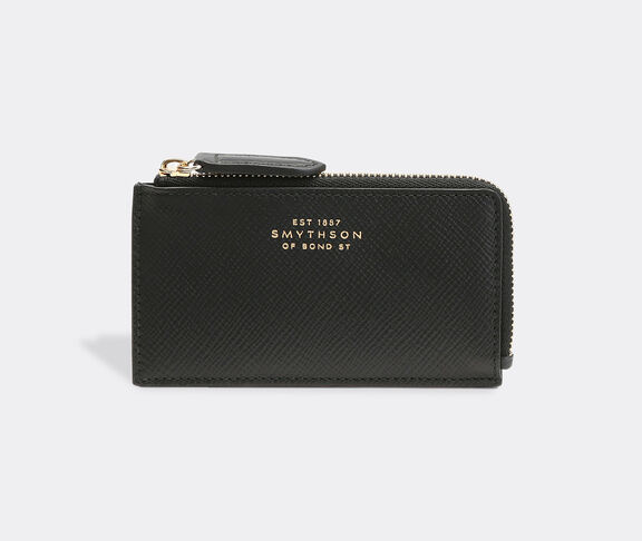 Smythson 'Panama' flat coin purse, black BLACK SMYT22PAN654BLK