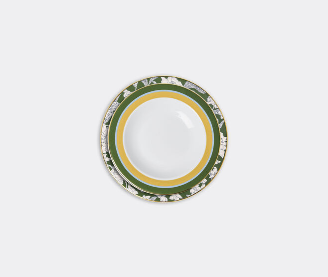 La DoubleJ 'Roman Holiday Avorio' soup and dinner plate set MULTICOLOUR LADJ22SOU604MUL
