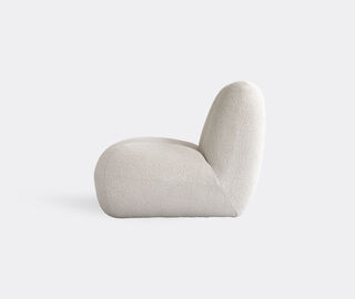 101 Copenhagen 'Toe' lounge chair, boucl&egrave; MULTICOLOUR COPH24TOE768WHI
