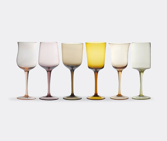 Bitossi Home Set of six glasses, amber/pink undefined ${masterID}