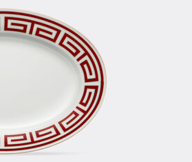 Ginori 1735 &#39;Labirinto&#39; oval platter, red RED RIGI20LAB270RED