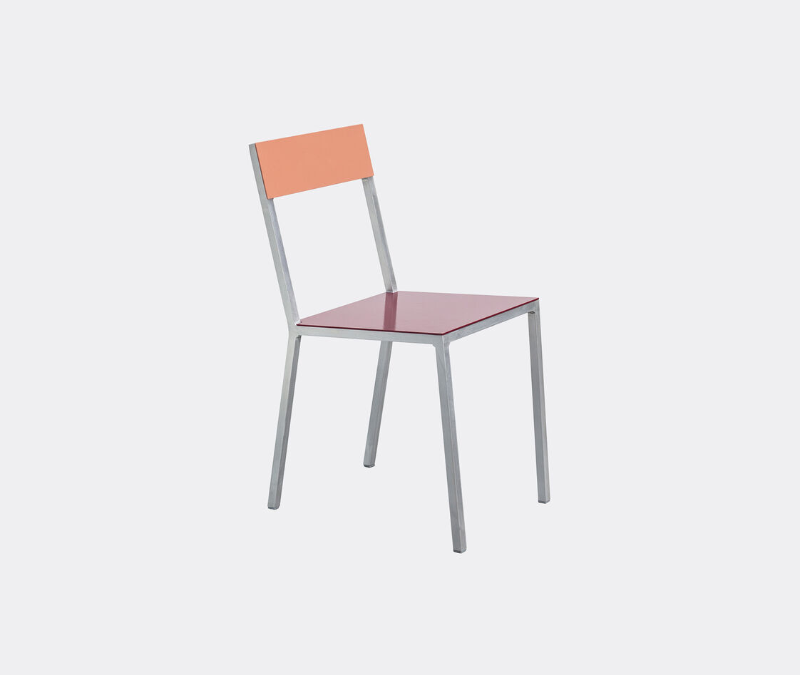 Valerie_objects 'alu' Chair In Burgundy In Burgundy, Pink