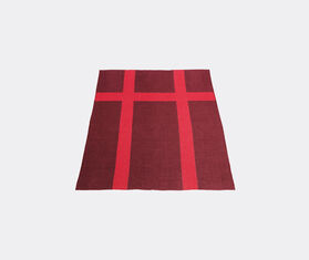 Tekla Fabrics Plaid merino wool, burgundy MULTICOLOUR TEFA19FIN860RED