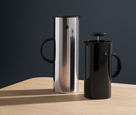 Stelton 'EM77' vacuum jug, steel 1L SILVER STEL19EM7008SIL