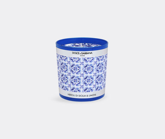 Dolce&Gabbana Casa 'Blue Mediterraneo' scented candle, Sicilian neroli and lemon Multicolor DGCA22SCE201MUL