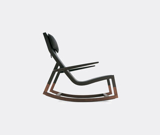 Poltrona Frau 'Don'do' rocking chair BROWN POFR20DON161BRW
