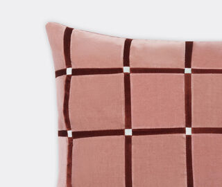 Christina Lundsteen 'Athena' cushion, old rose, wine and skyblue MULTICOLOUR CHLU25ATH187MUL