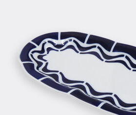 Sargadelos 'Marbadas' bread tray BLUE SARG21BRE061WHI