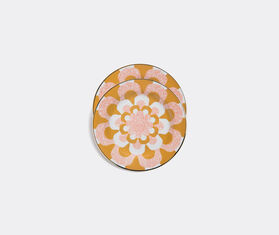 La DoubleJ 'Mosaico' dessert plates, set of two ORANGE LADJ19MOS817ORA
