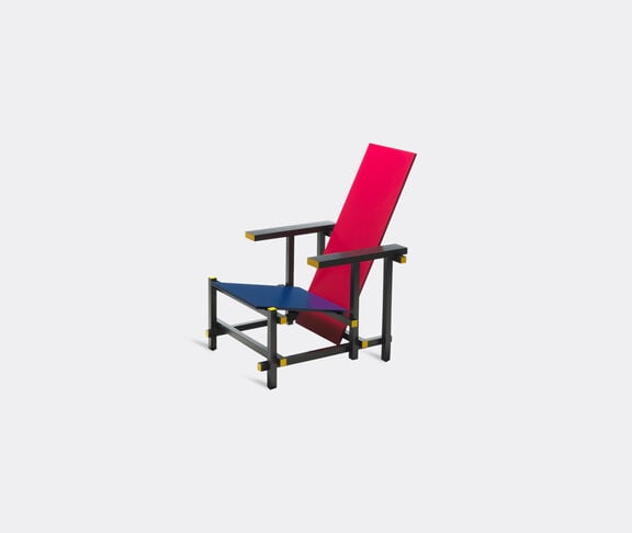 Cassina Red And Blue - Laquered Armchair undefined ${masterID} 2