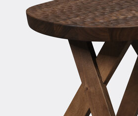Zanat &#39;Touch Pill&#39; stool, walnut WALNUT ZANA20TOU688BRW